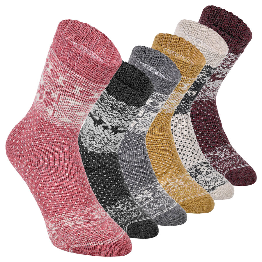 Norweger Socken Alpaka-Merino-Wolle Hygge-Design