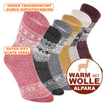 Norweger Socken Alpaka-Merino-Wolle Hygge-Design - 2