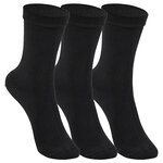 Bambus Kindersocken schwarz - 1
