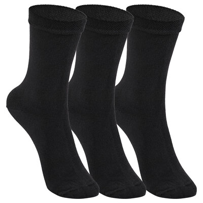 Bambus Kindersocken schwarz