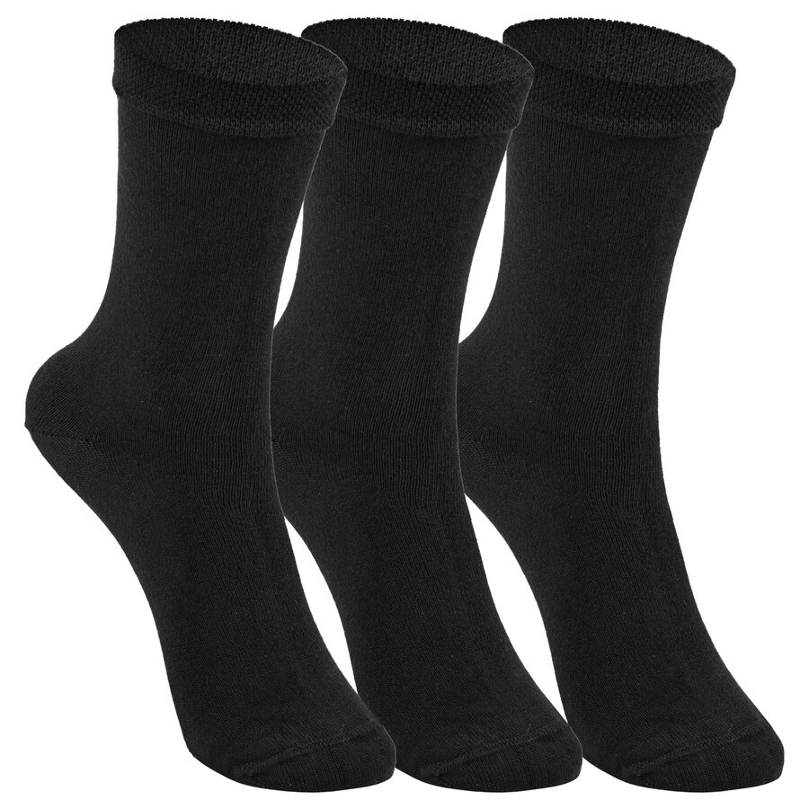 Bambus Kindersocken schwarz