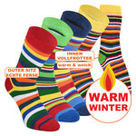 Kinder Ringel-Thermo-Socken kunterbunt - 15
