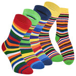 Kinder Ringel-Thermo-Socken kunterbunt - 1