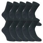 Tennis-Sportsocken Apollo schwarz - 1