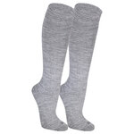 Herren Kniestrümpfe ohne Gummidruck Merino Wolle Apollo hellgrau - 1
