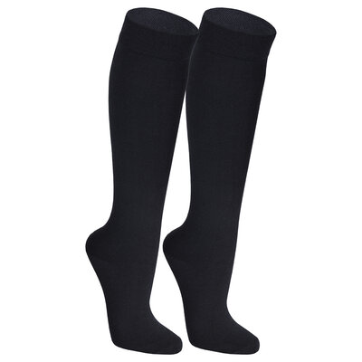 Herren Kniestrümpfe ohne Gummidruck Merino Wolle Apollo marine