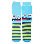 Kinder Thermo Socken Monster-Gesichter ABS Noppen - 14
