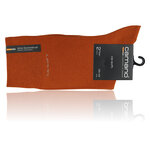 Herrensocken ohne Gummidruck Camano ca-soft rost-orange-braun - 2