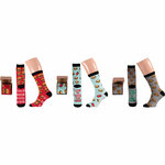 Burger Herren Motiv-Socken in Geschenk-Hamburger-Schachtel Apollo - 3