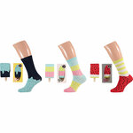 Eis am Stiel Motivsocken in Geschenk-Schachtel Apollo - 3