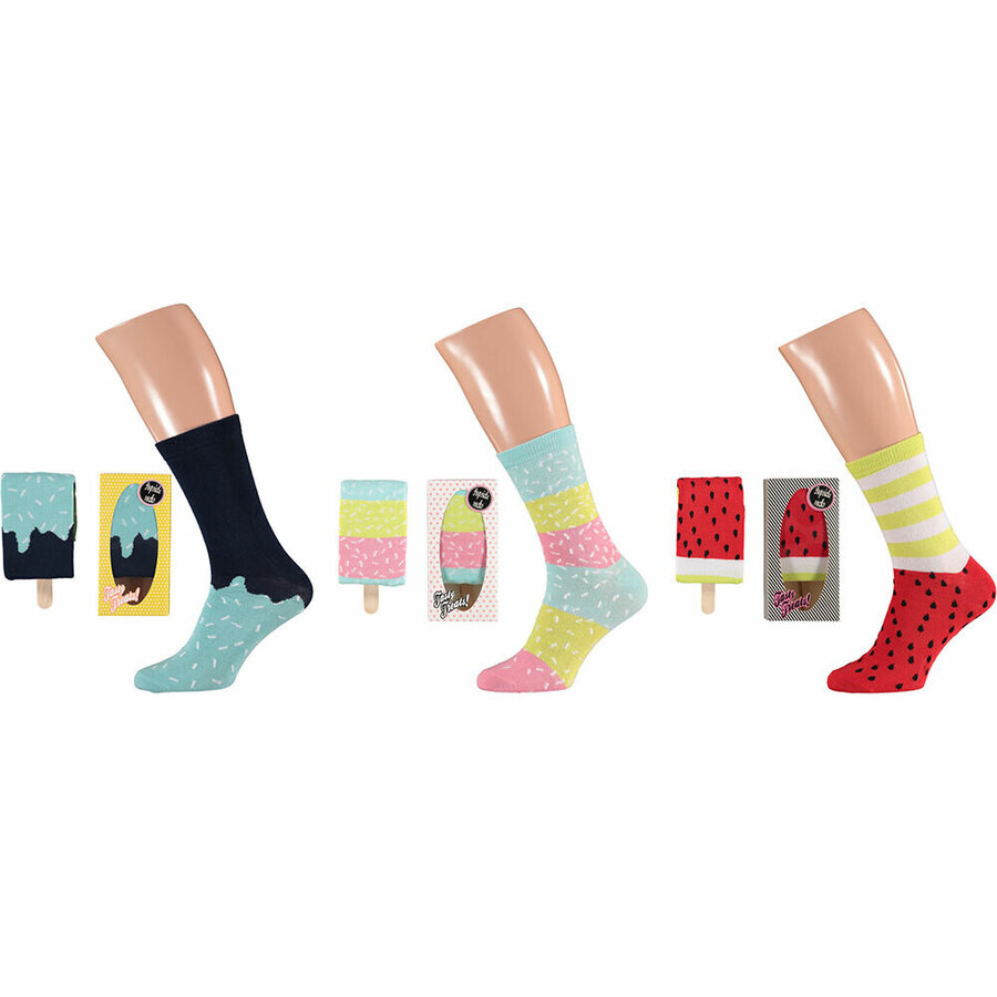 Eis am Stiel Motivsocken in Geschenk-Schachtel Apollo - 3