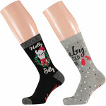 Damen Weihnachts-Motiv-Socken in Christbaum-Kugel Apollo - 10