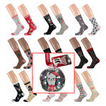 Damen Weihnachts-Motiv-Socken in Christbaum-Kugel Apollo - 4