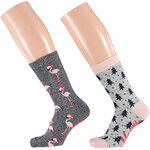 Damen Weihnachts-Motiv-Socken in Christbaum-Kugel Apollo - 11