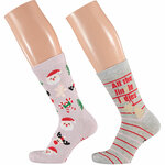 Damen Weihnachts-Motiv-Socken in Christbaum-Kugel Apollo - 16