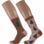 Damen Weihnachts-Motiv-Socken in Christbaum-Kugel Apollo - 12
