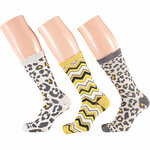 Damen-Motiv-Socken Apollo in Geschenkschachtel Safari Mix - 4