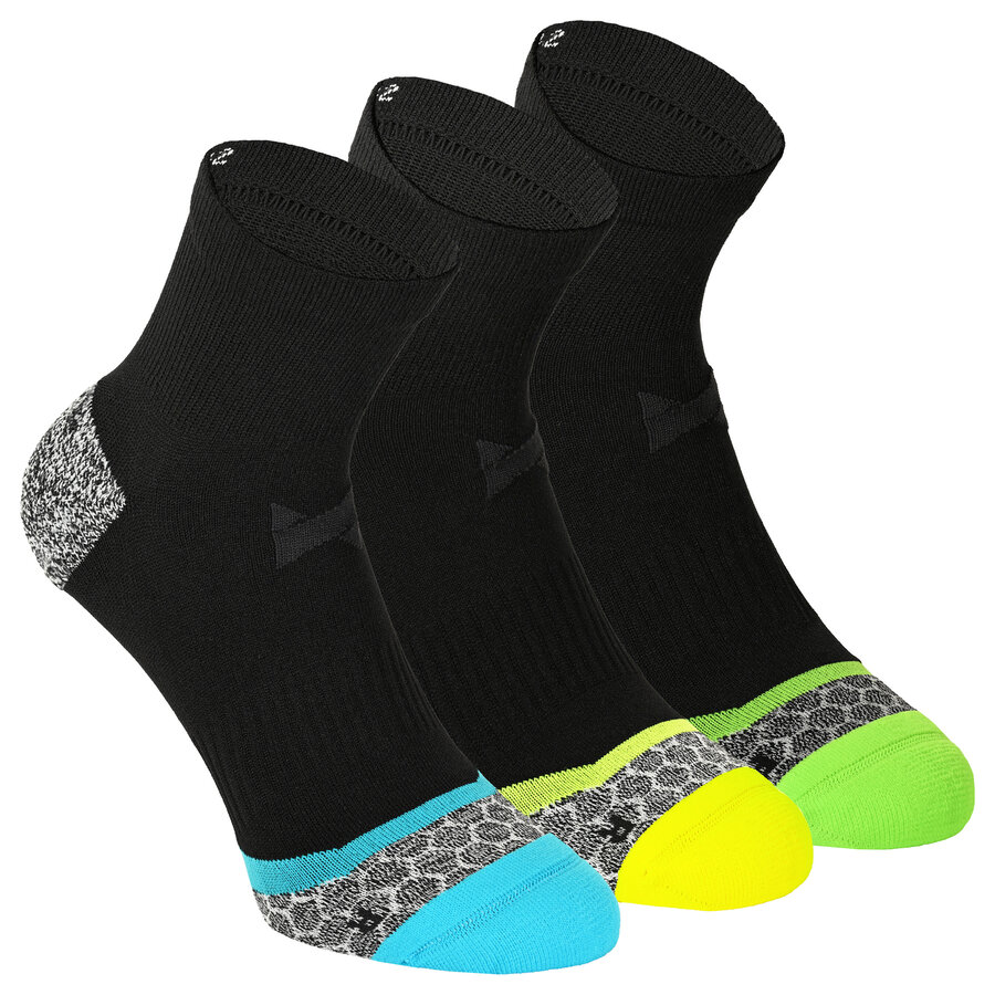 Running kurze Laufsocken XTREME schwarz-bunt-mix