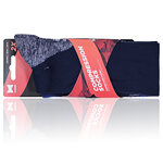 Kompressions-Lauf-Kniestrümpfe XTREME blau-mix - 2