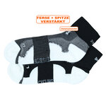 Fahrrad Kurzsocken XTREME schwarz-mix - 2