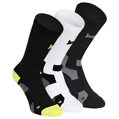 Fahrrad Socken XTREME schwarz-weiß-mix