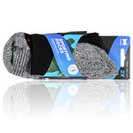 Kühlende Sport Kurzsocken XTREME schwarz-grau - 2
