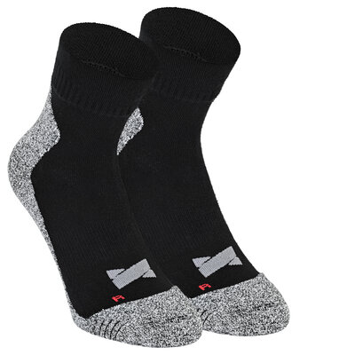 Kühlende Sport Kurzsocken XTREME schwarz-grau