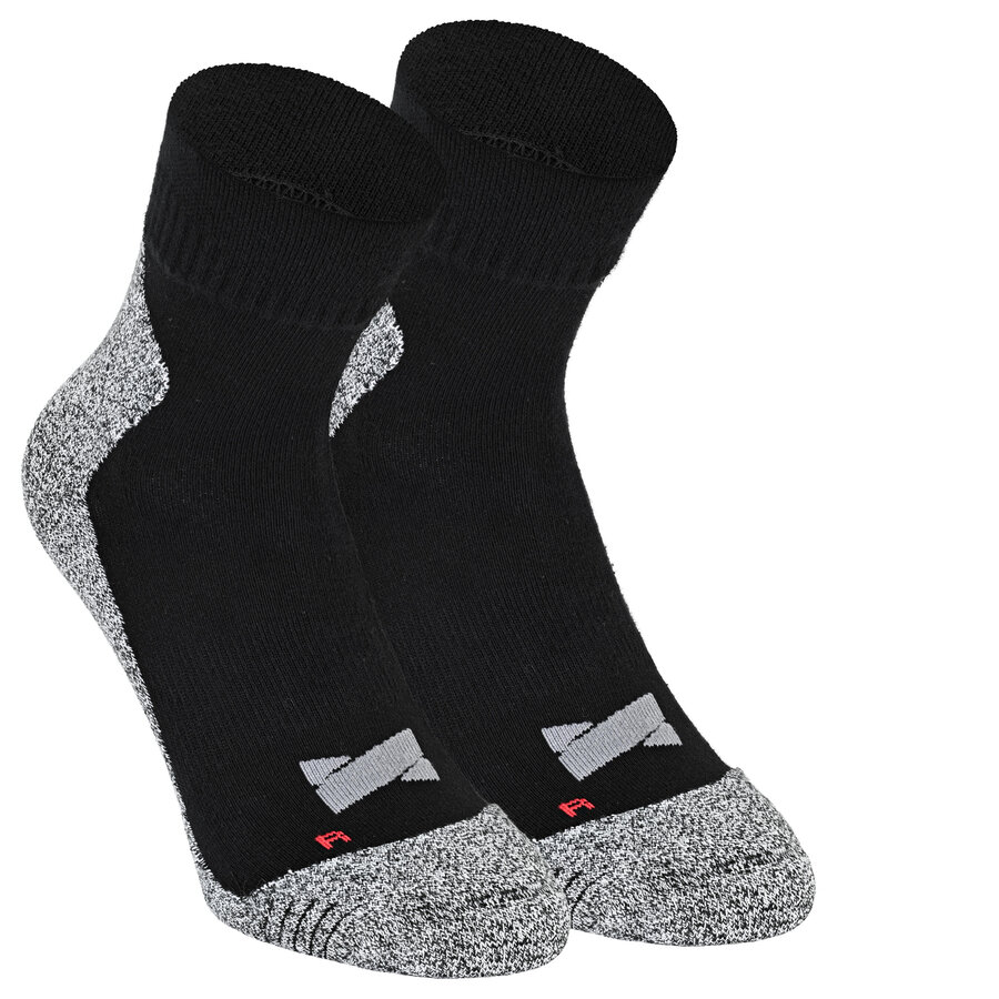 Kühlende Sport Kurzsocken XTREME schwarz-grau