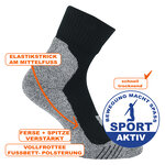 Kühlende Sport Kurzsocken XTREME schwarz-grau - 16