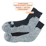 Kühlende Sport Kurzsocken XTREME schwarz-grau - 17