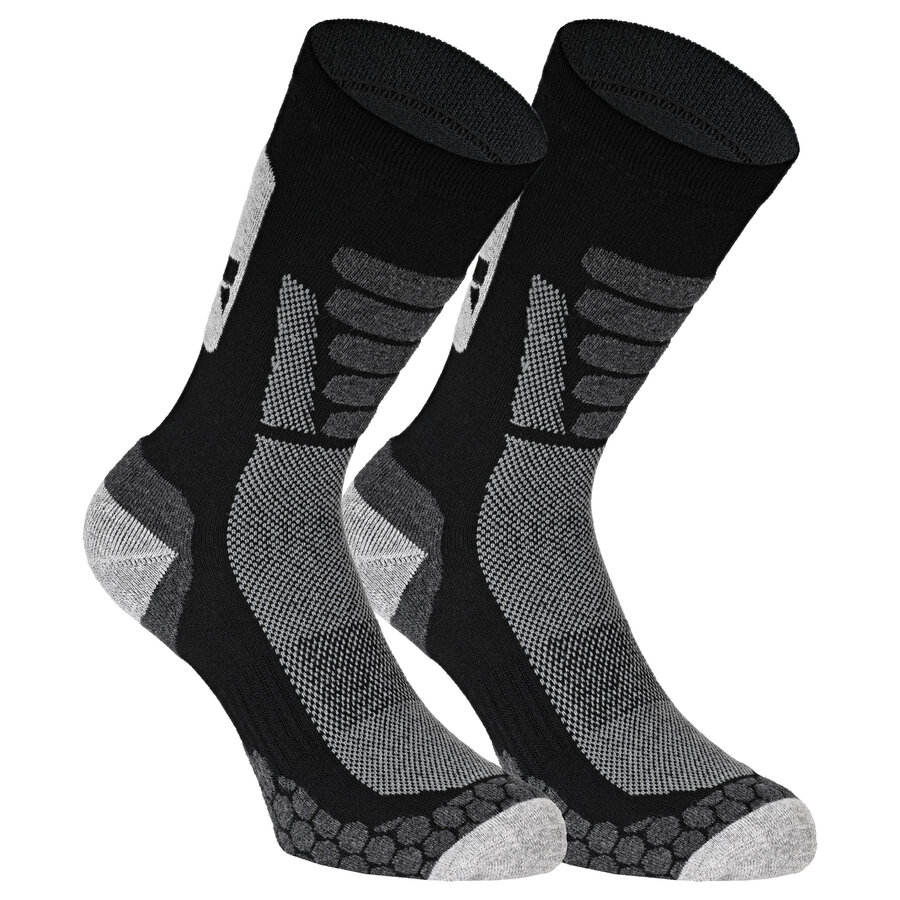 Allwetter Walking Wander-Socken Polsterzonen XTREME schwarz-mix - 4