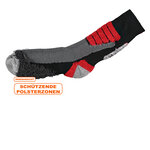 Allwetter Walking Wander-Socken Polsterzonen XTREME schwarz-mix - 7