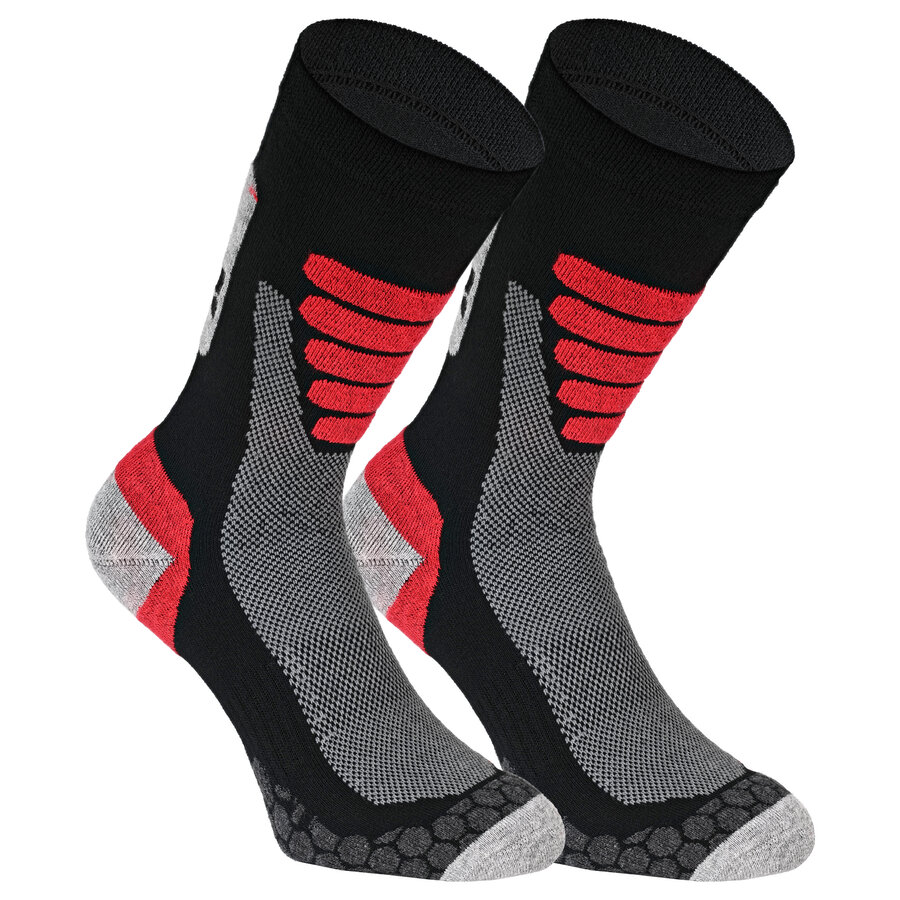 Allwetter Walking Wander-Socken Polsterzonen XTREME schwarz-mix - 7