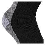 Walking Socken ohne Gummidruck Wolle XTREME schwarz - 7