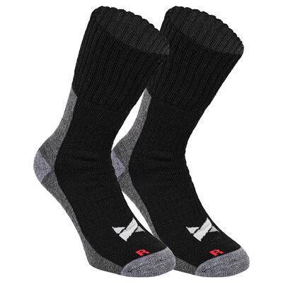 Warme griffige XTREME Walking-Wollsocken mit sehr elastischem Bündchen