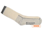 Heavy-Thermo Wander Trekking Woll-Socken Merino Wolle XTREME grau - 4