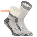 Heavy-Thermo Wander Trekking Woll-Socken Merino Wolle XTREME grau - 5