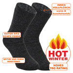 Mega-dicke Socken TOG Rating 2.3 Heat Keeper anthrazit - 2