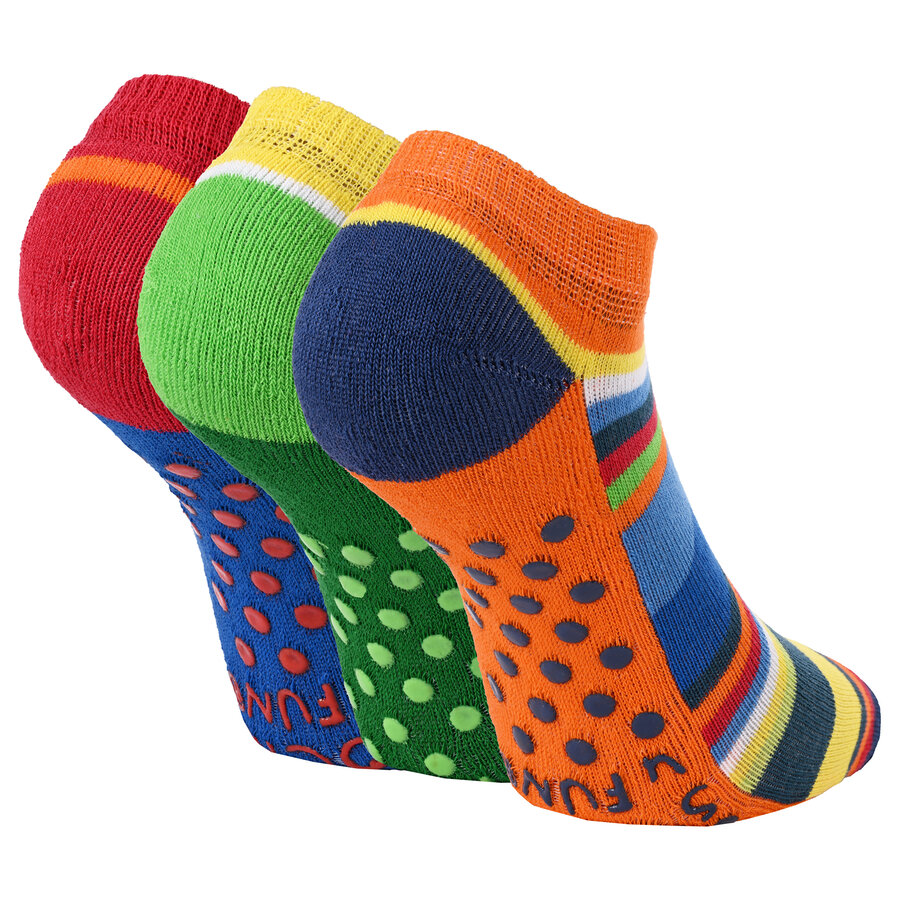 Kinder Trampolin Sneakersocken ABS Noppen Ringel