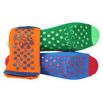 Kinder Trampolin Sneakersocken ABS Noppen Ringel - 12