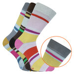 Damen Ringelsocken Baumwolle - 24