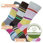 Damen Ringelsocken Baumwolle - 34