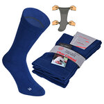 Socken extra breit weit ohne Gummidruck jeansblau - 13