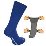 Socken extra breit weit ohne Gummidruck jeansblau - 14