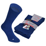 Socken extra breit weit ohne Gummidruck jeansblau - 4