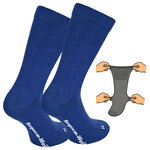 Socken extra breit weit ohne Gummidruck jeansblau - 15