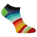 Ringel Sneakersocken Regenbogen Baumwolle - 1