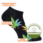 Hanf Design Sneaker Socken Baumwolle - 2