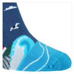 Küstenmotive Sneaker Socken Meer Leuchtturm Möwen - 6