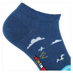Küstenmotive Sneaker Socken Meer Leuchtturm Möwen - 4